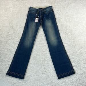 Custo Barcelona Yuri First Stonewashed low rise flare jeans, NWT size 26